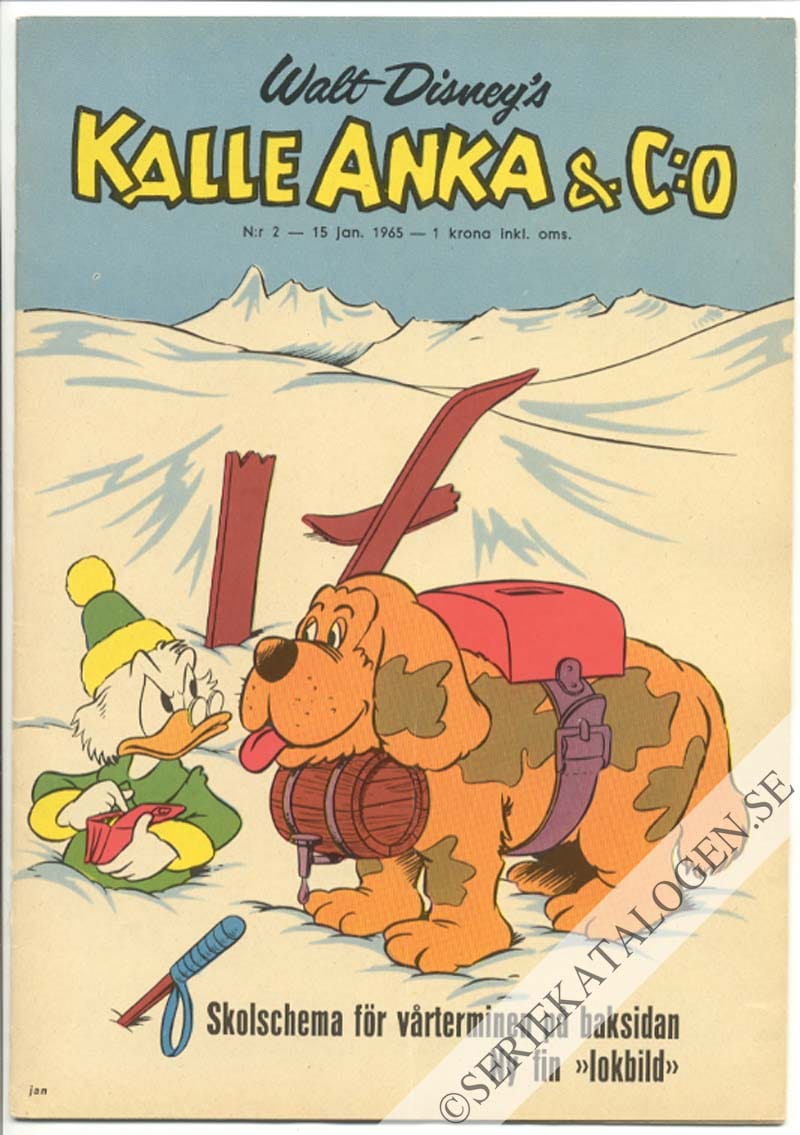 Framsida på Kalle Anka & C:o #2 (1965)