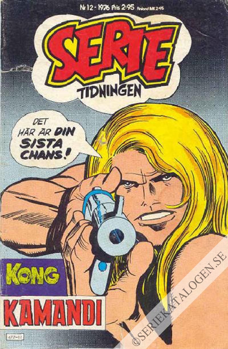 Framsida på Serietidningen #12 (1976)