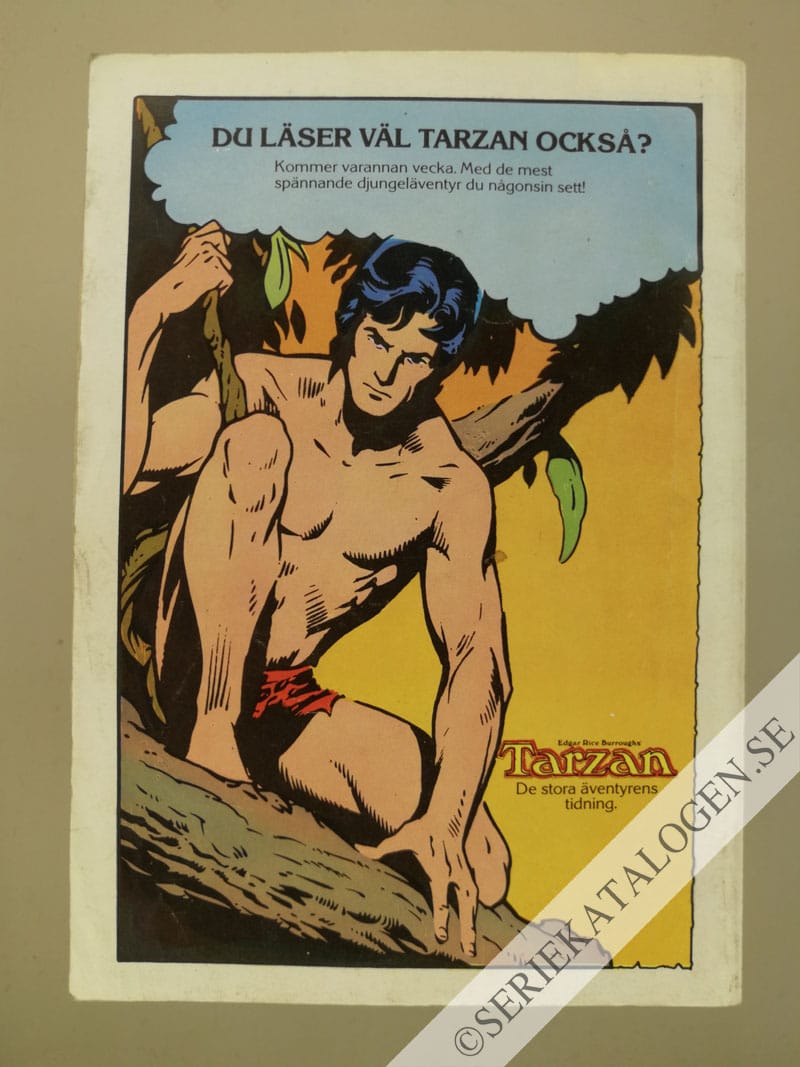 Baksida på Genom eld och vatten (1982)