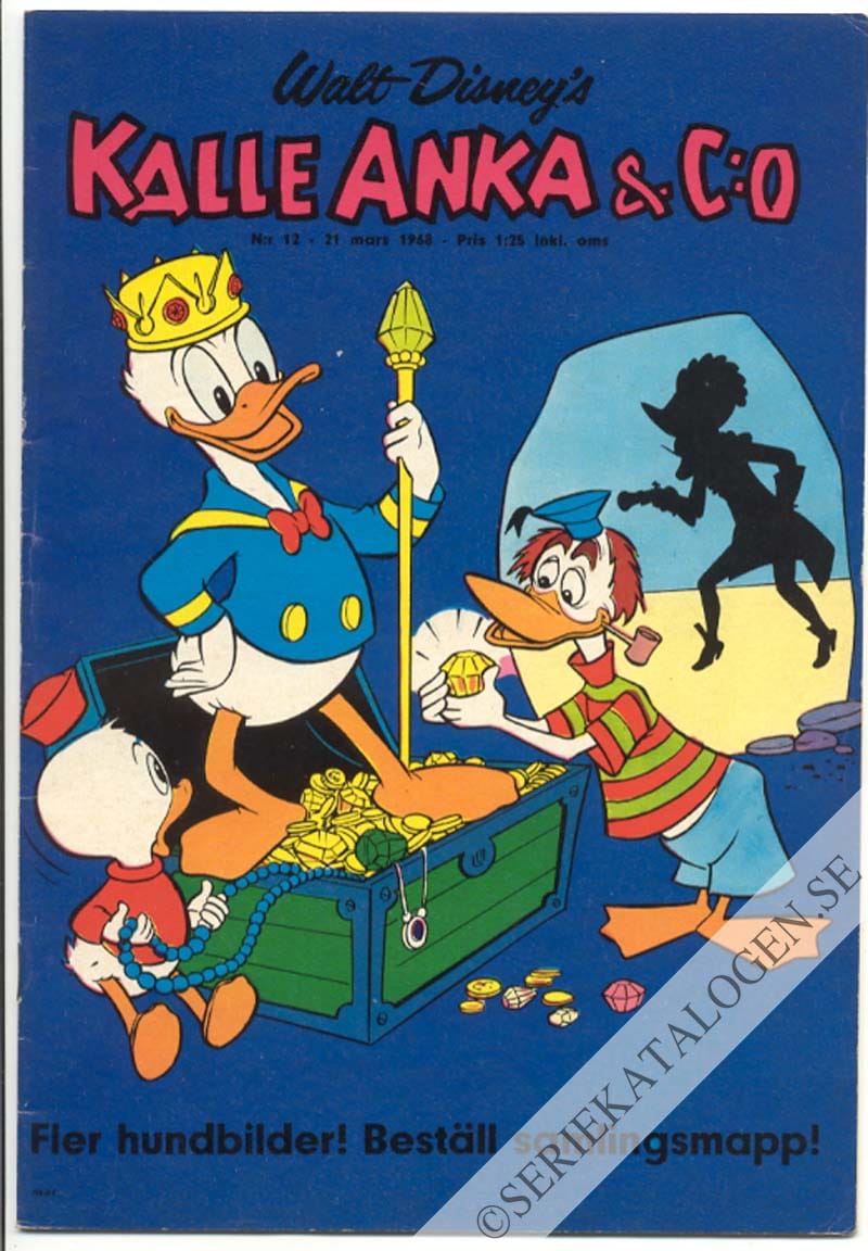 Framsida på Kalle Anka & C:o #12 (1968)