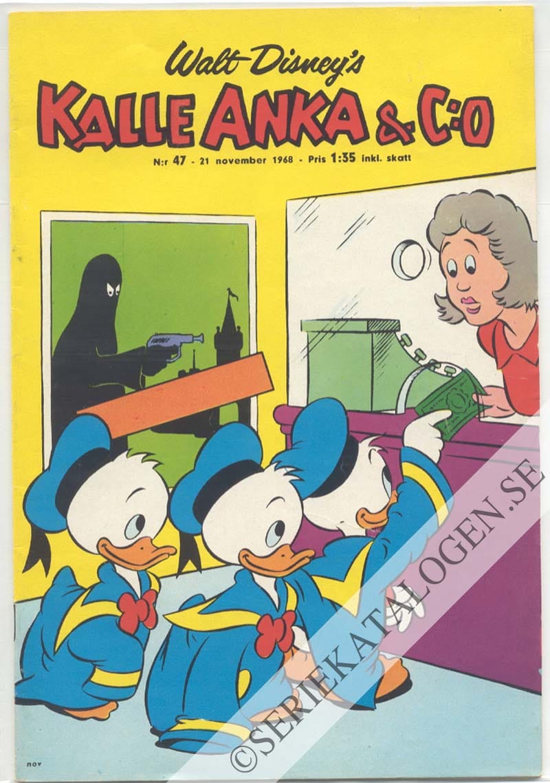 Framsida på Kalle Anka & C:o #47 (1968)