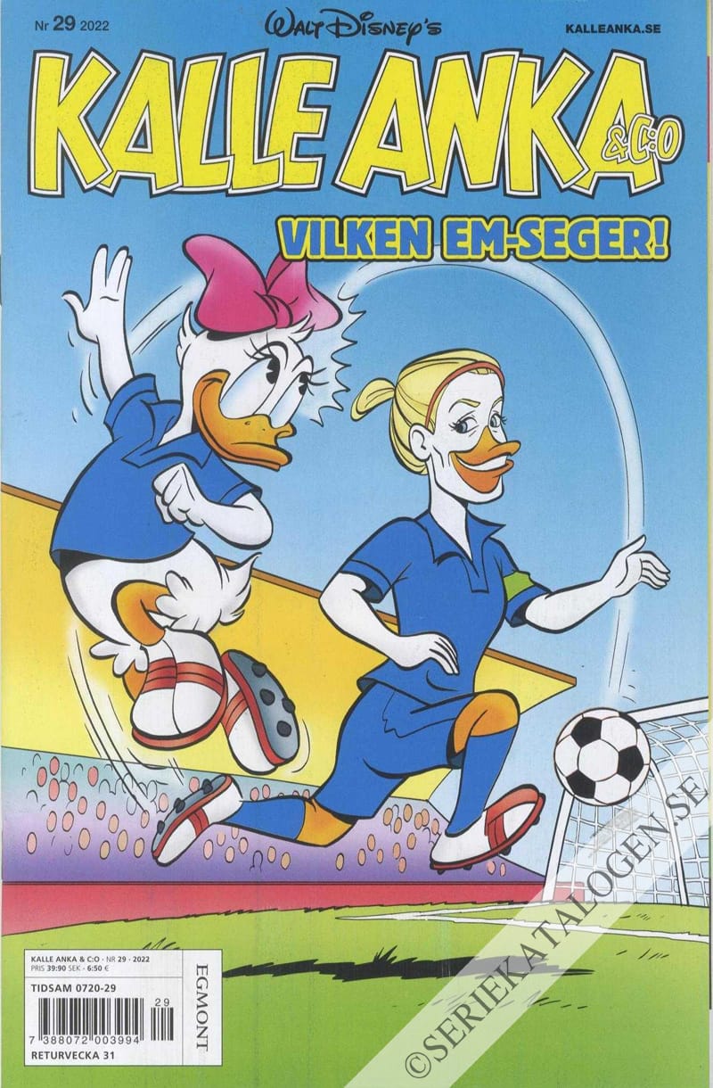 Framsida på Kalle Anka & C:o #29 (2022)