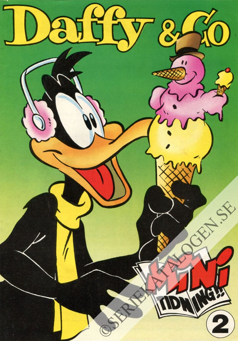 Framsida på Daffy & Co minitidning #2 (1985)