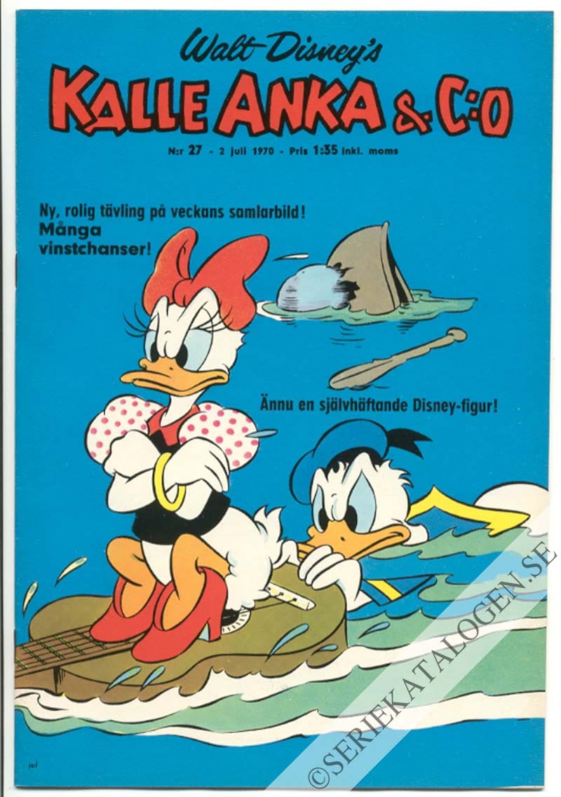 Framsida på Kalle Anka & C:o #27 (1970)