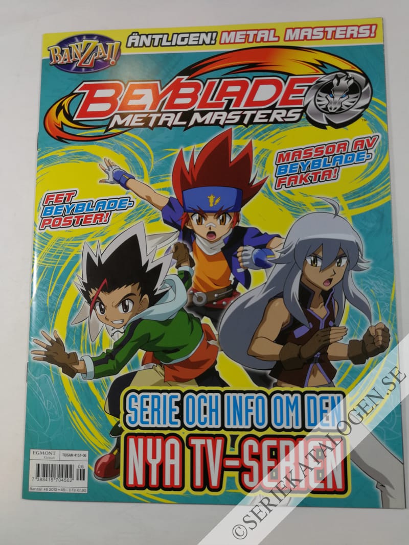 Framsida på Banzai! Beyblade Metal Masters (2012)