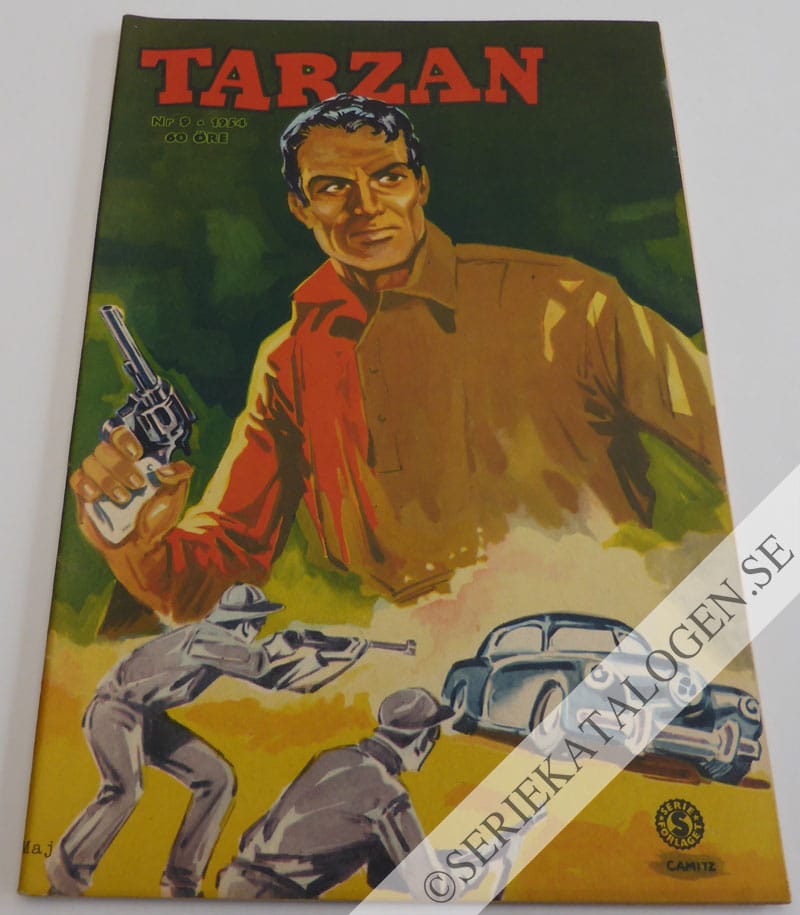 Framsida på Tarzan #9 (1954)