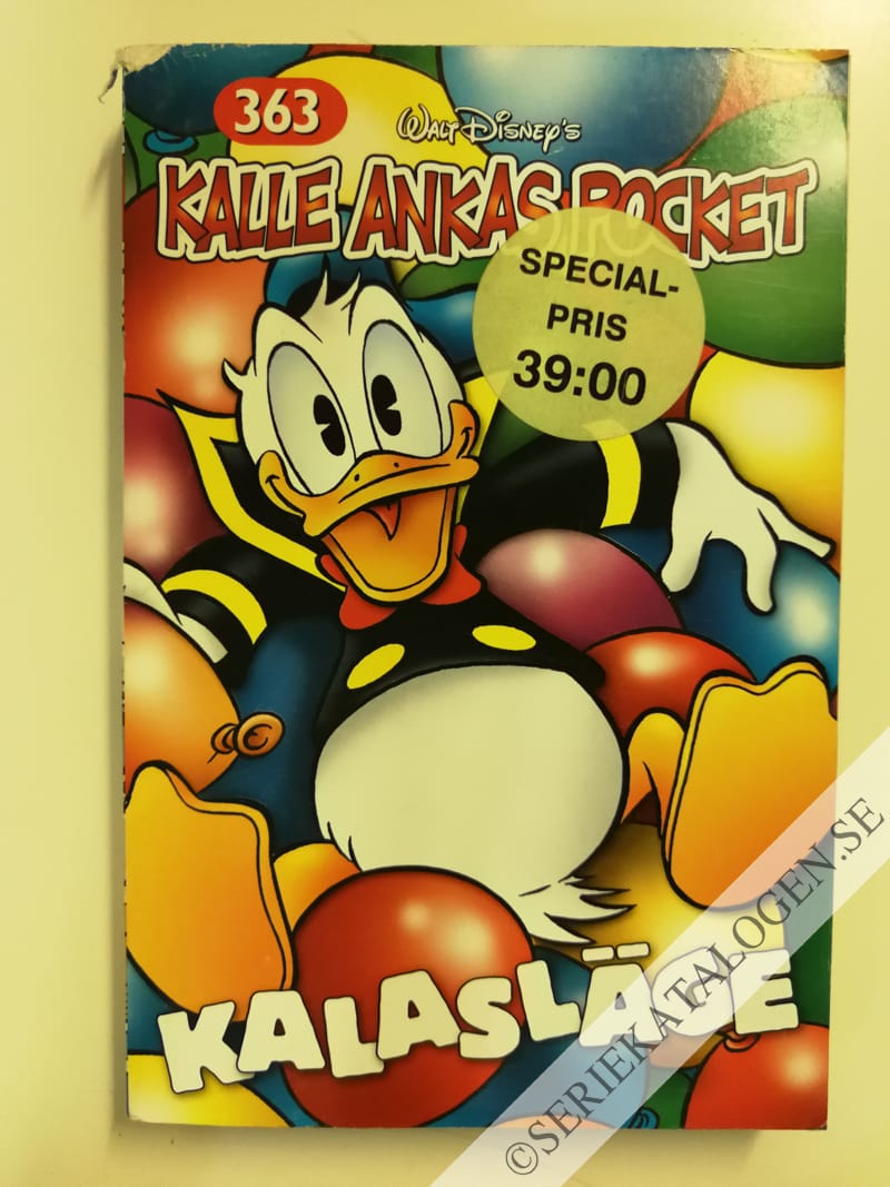 Framsida på Kalle Ankas pocket #363 - Kalasläge (2009)