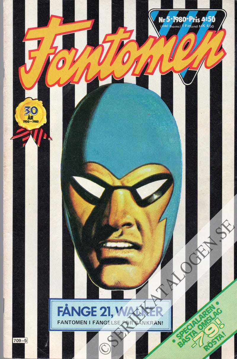 Framsida på Fantomen #5 (1980)