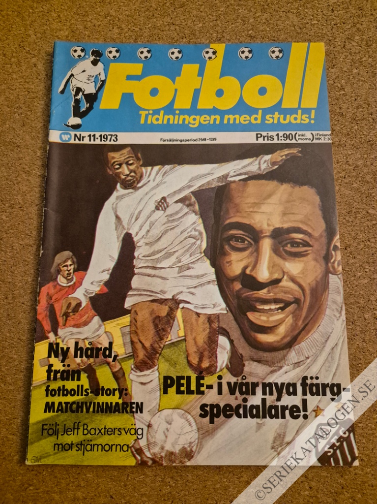 Framsida på Fotboll #11 (1973)
