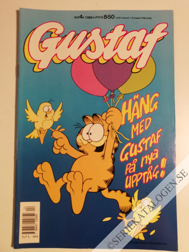 Framsida på Gustaf #4 (1988)