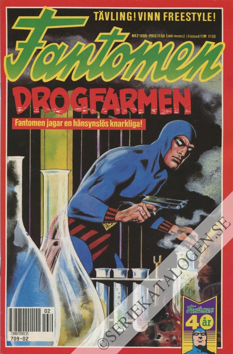 Framsida på Fantomen #2 (1990)