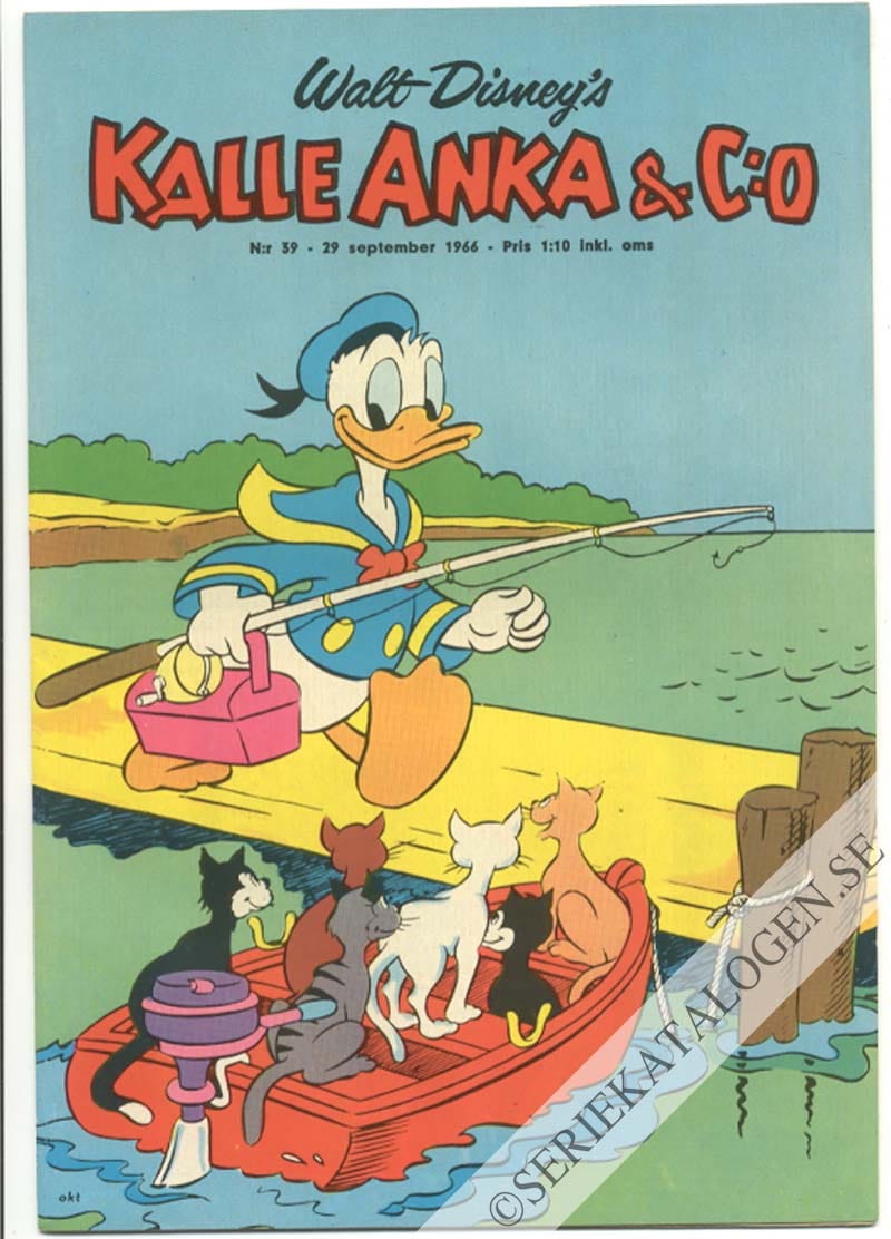 Framsida på Kalle Anka & C:o #39 (1966)