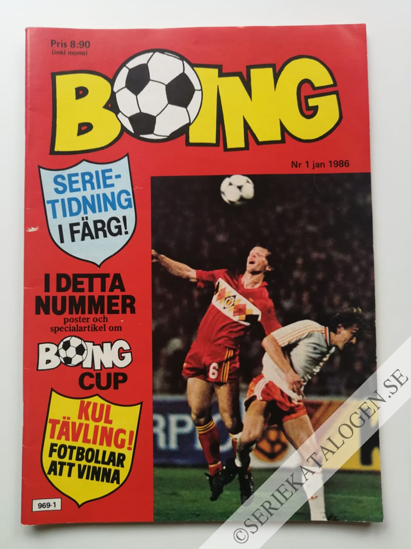 Framsida på Boing #1 (1986)