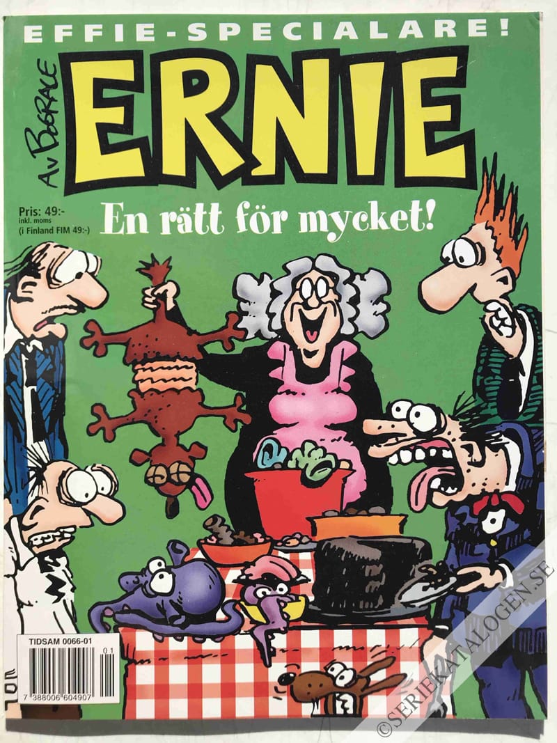 Framsida på Ernie En rätt för mycket! (1997)