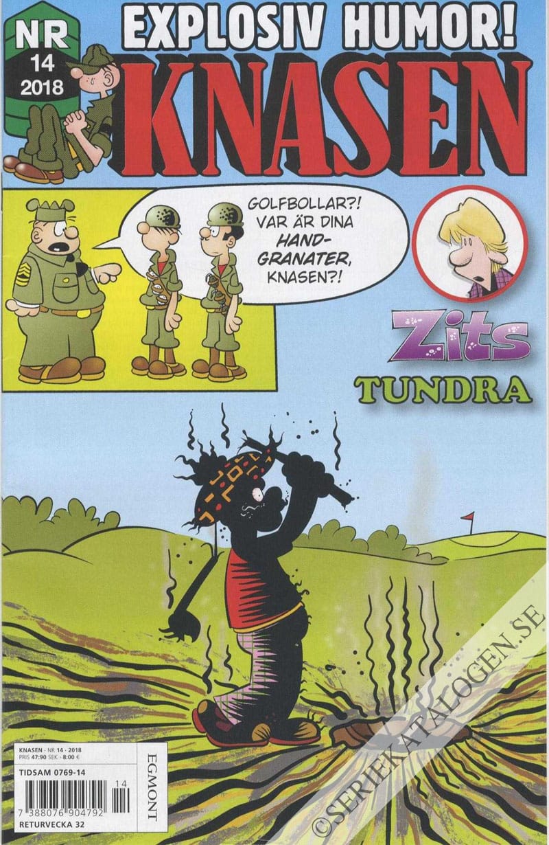 Framsida på Knasen #14 (2018)
