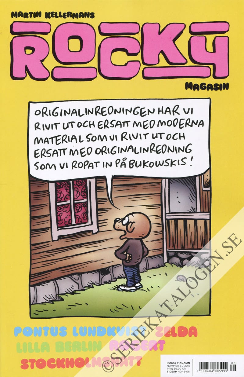 Framsida på Martin Kellermans Rocky #6 (2015)