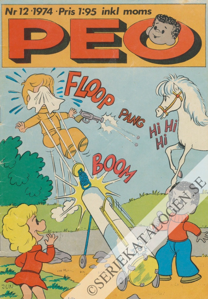 Framsida på Peo #12 (1974)