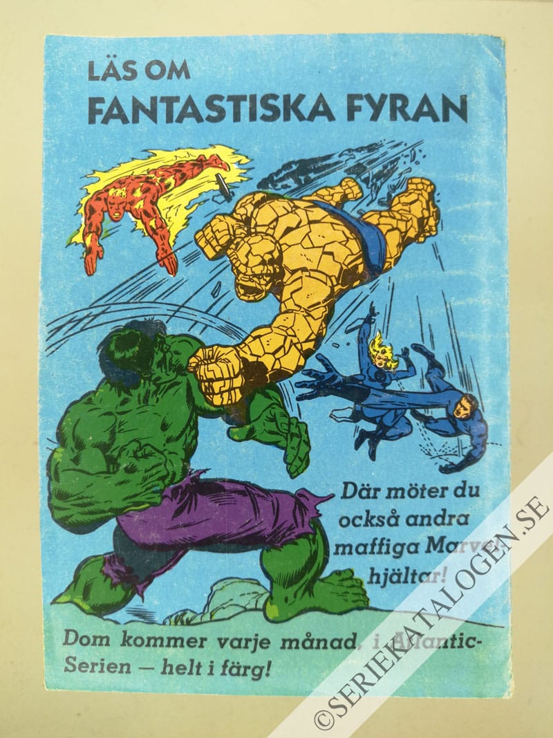 Baksida på Farligt uppdrag (1979)