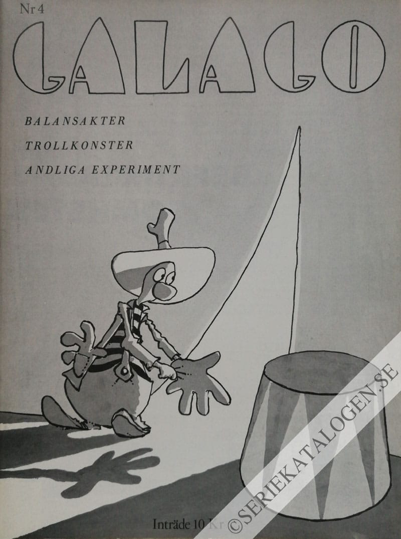 Framsida på Galago #4 (1982)