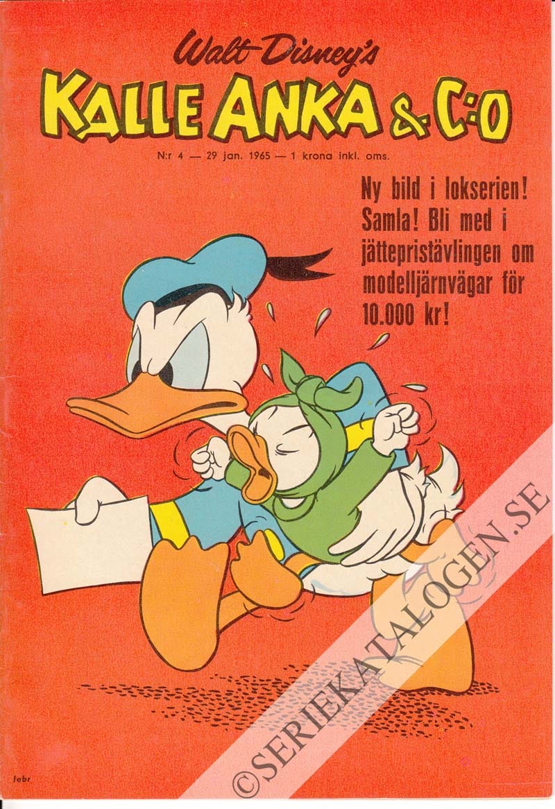 Framsida på Kalle Anka & C:o #4 (1965)