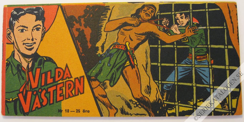 Framsida på Vilda Västern #18 (1955)