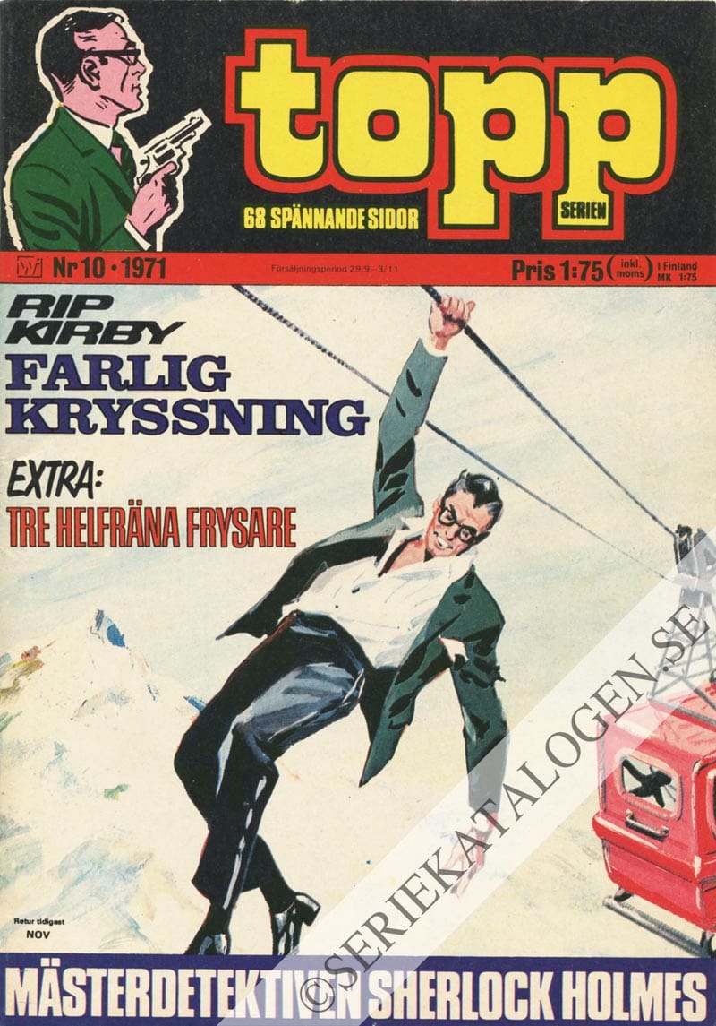 Framsida på Toppserien #10 (1971)