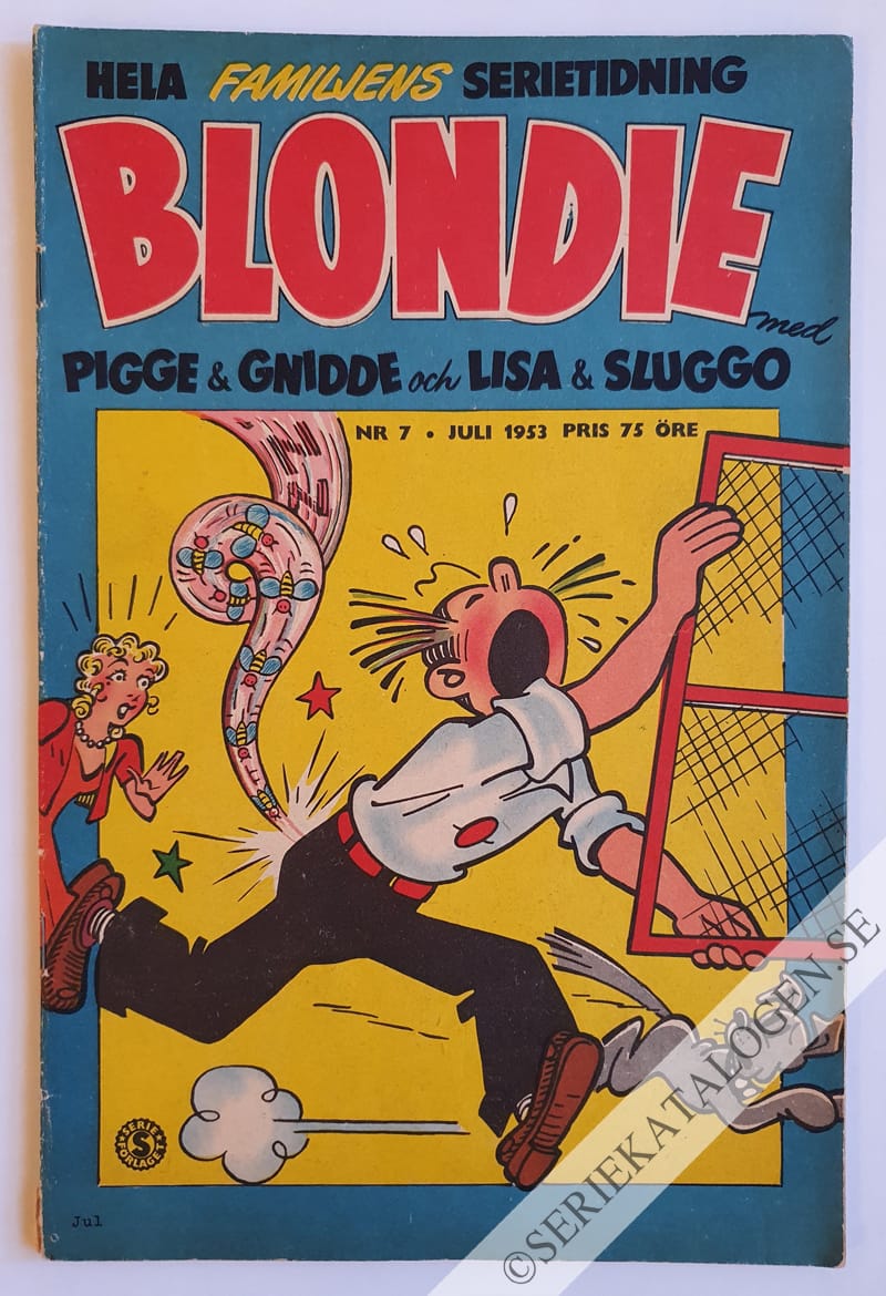 Framsida på Blondie #7 (1953)