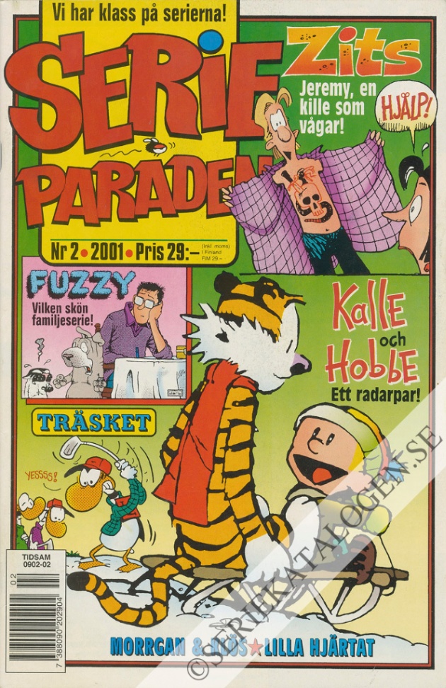 Framsida på Serie-paraden #2 (2001)