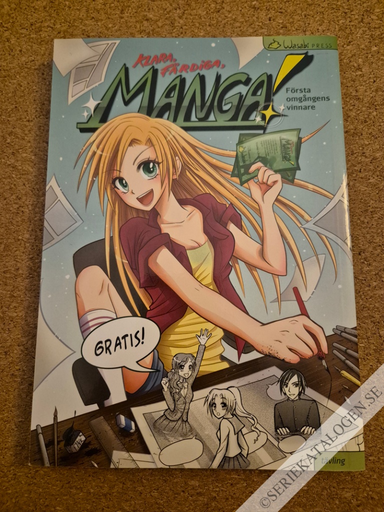 Framsida på Klara, färdiga, MANGA! # (2012)