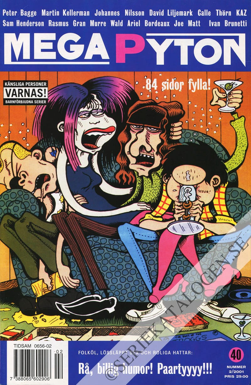 Framsida på MegaPyton #2 (2001)