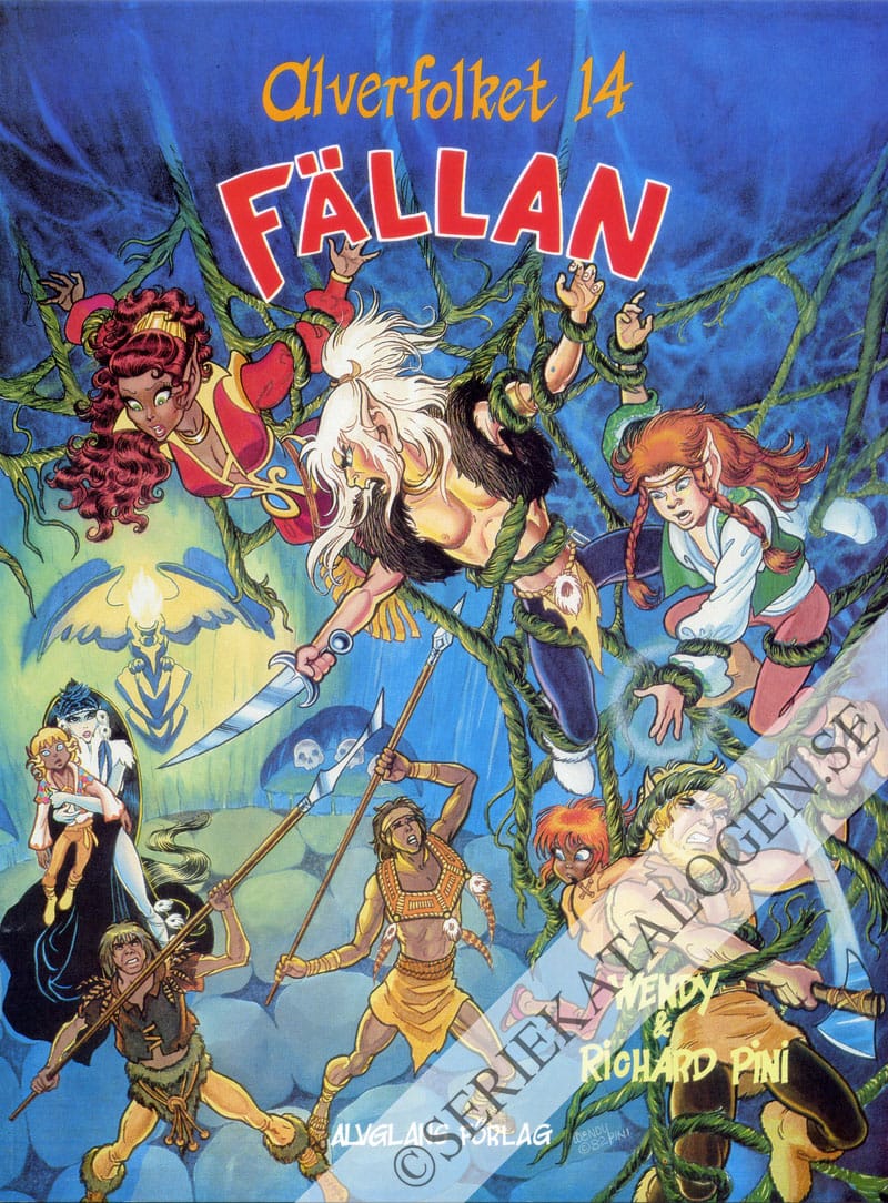 Framsida på Alverfolket Fällan (1990)