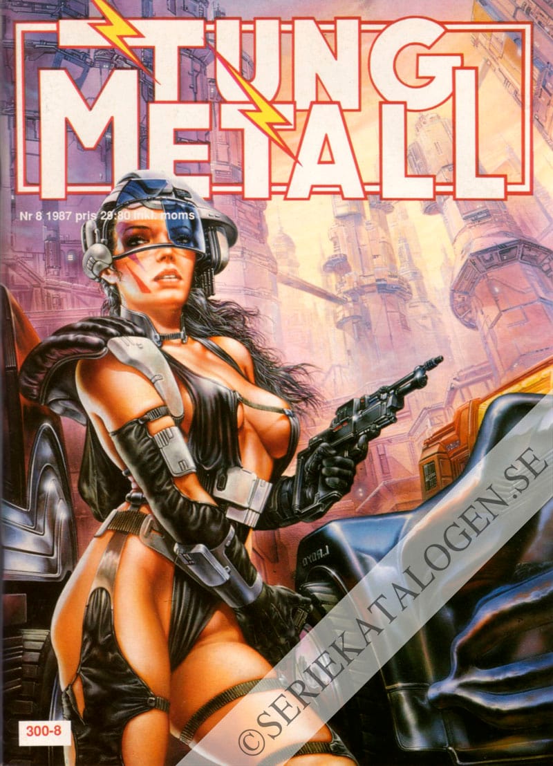 Framsida på Tung metall #8 (1987)