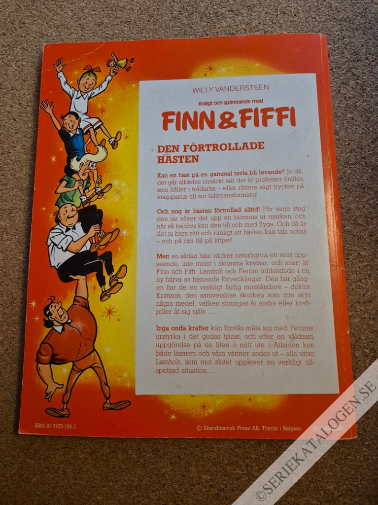 Baksida på Den förtrollade hästen (1981)
