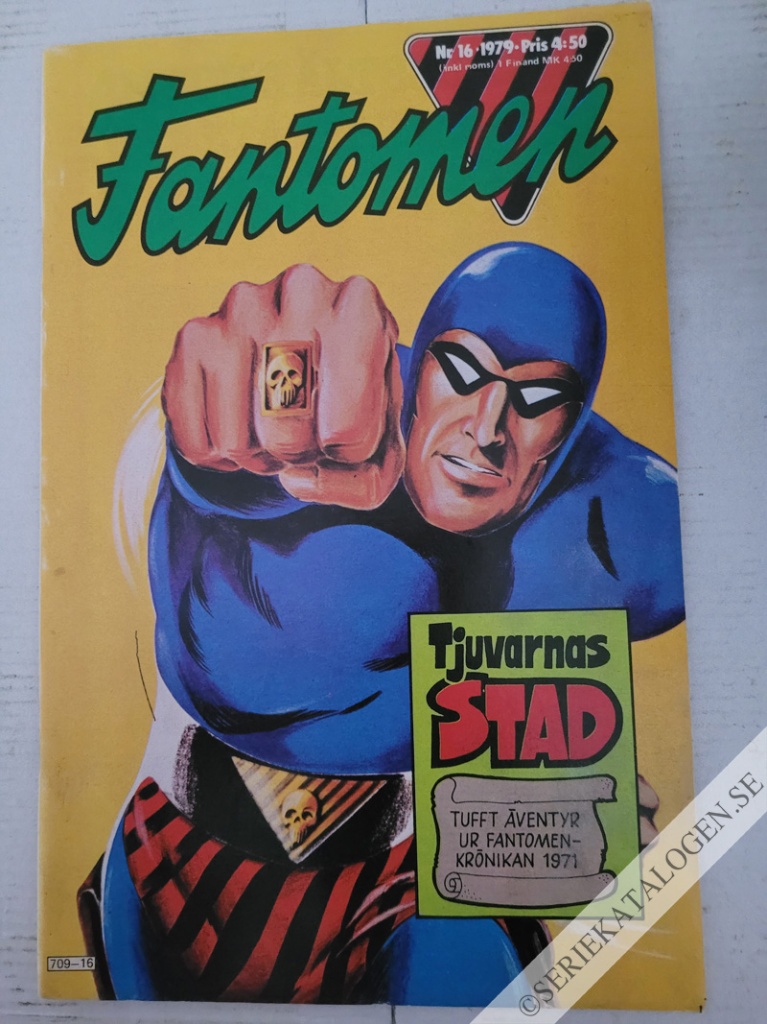 Framsida på Fantomen #16 (1979)