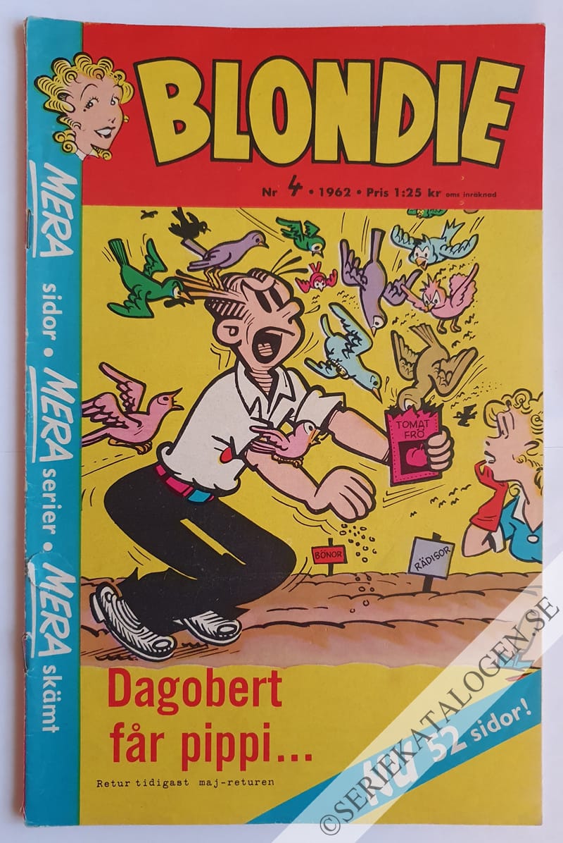 Framsida på Blondie #4 (1962)