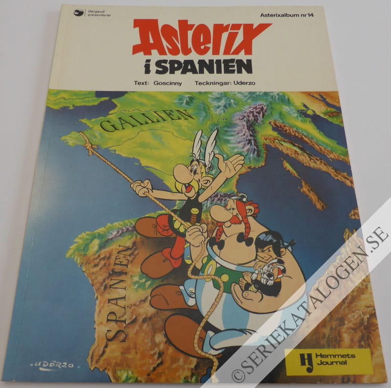 Framsida på Asterix Asterix i Spanien (1974)