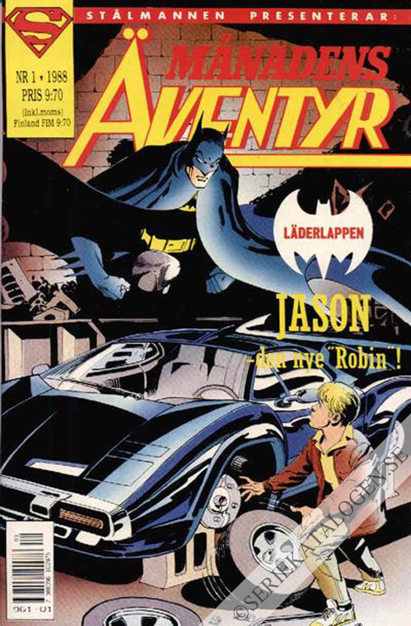 Framsida på Månadens äventyr #1 (1988)