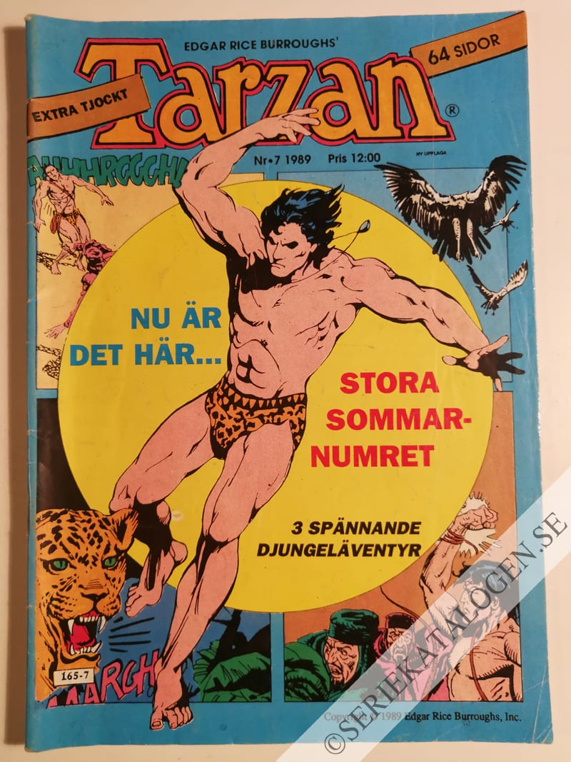 Framsida på Tarzan #7 (1989)