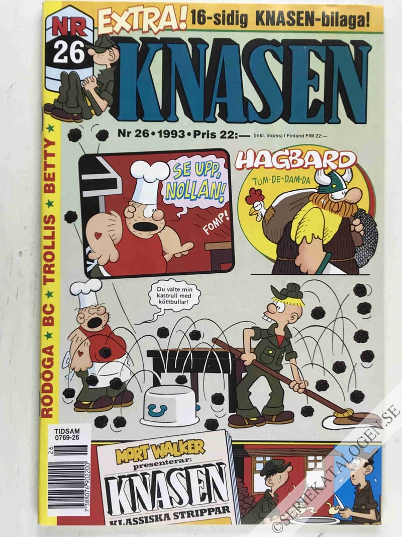 Framsida på Knasen #26 (1993)
