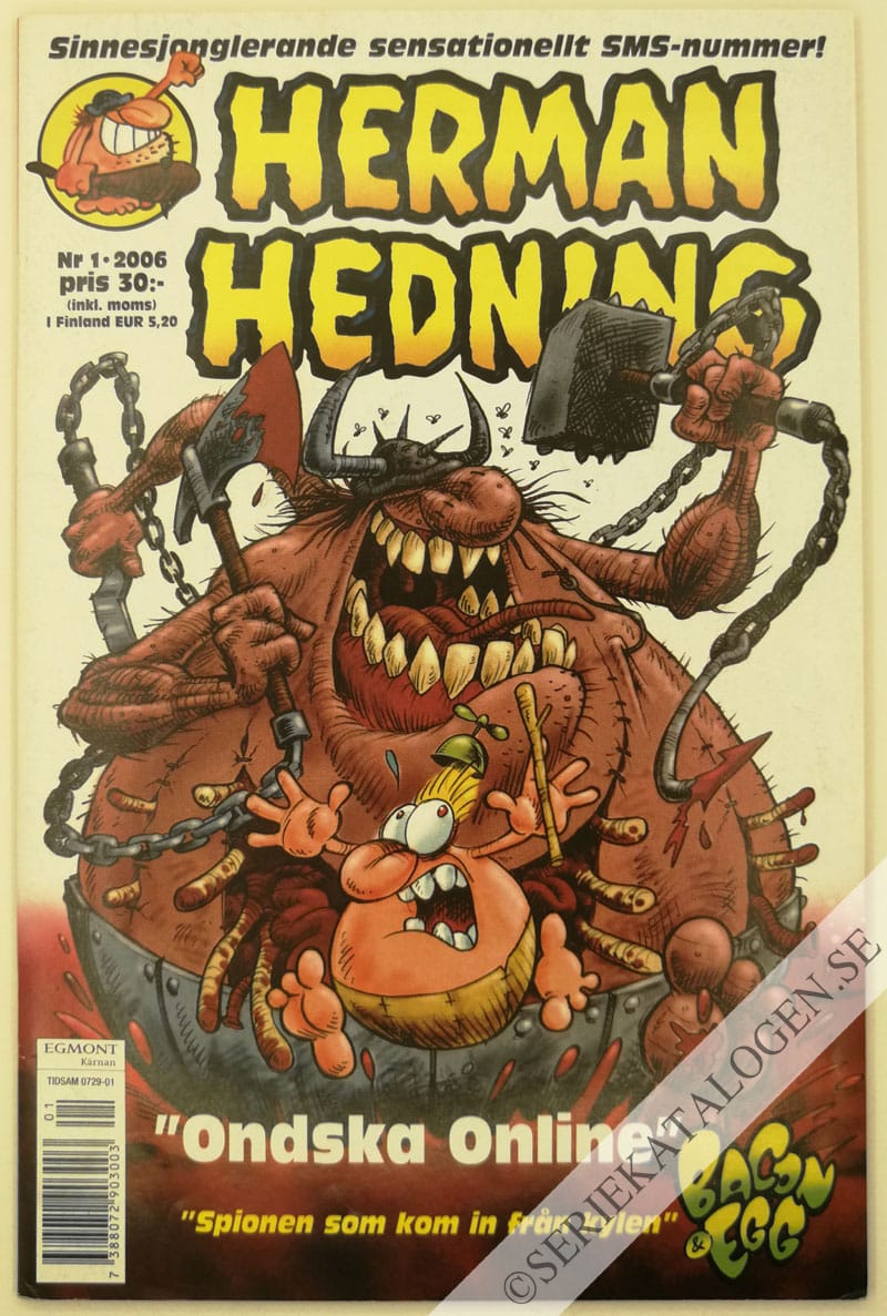 Framsida på Herman Hedning #1 (2006)