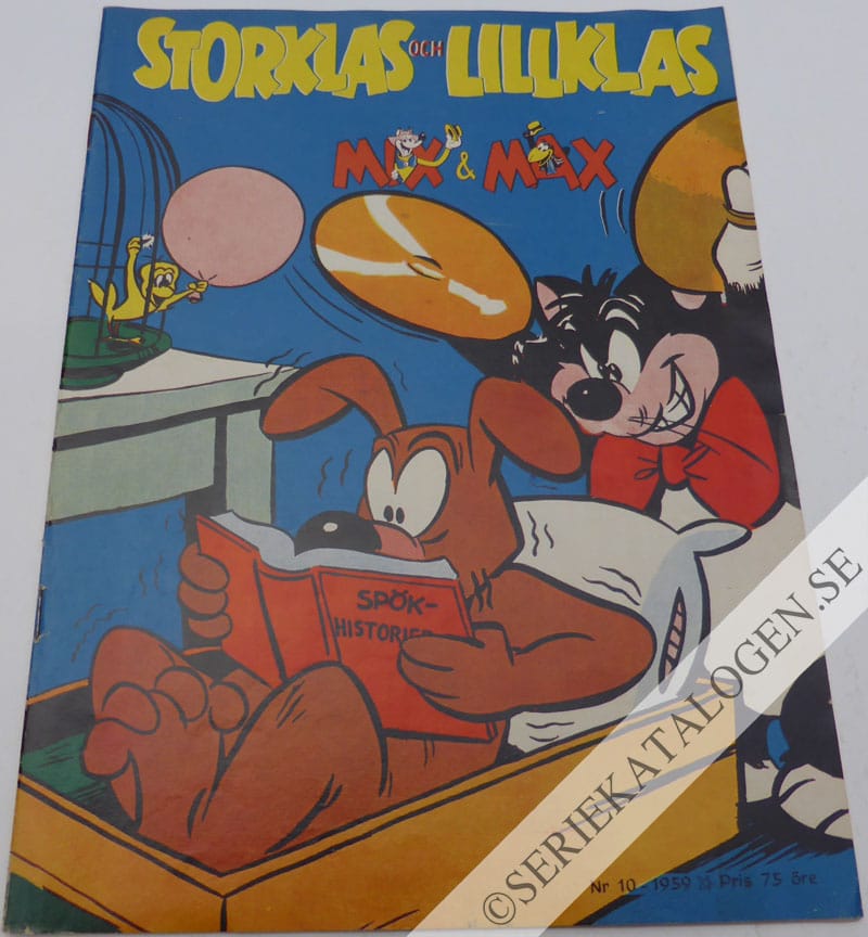 Framsida på Storklas och Lillklas #10 (1959)