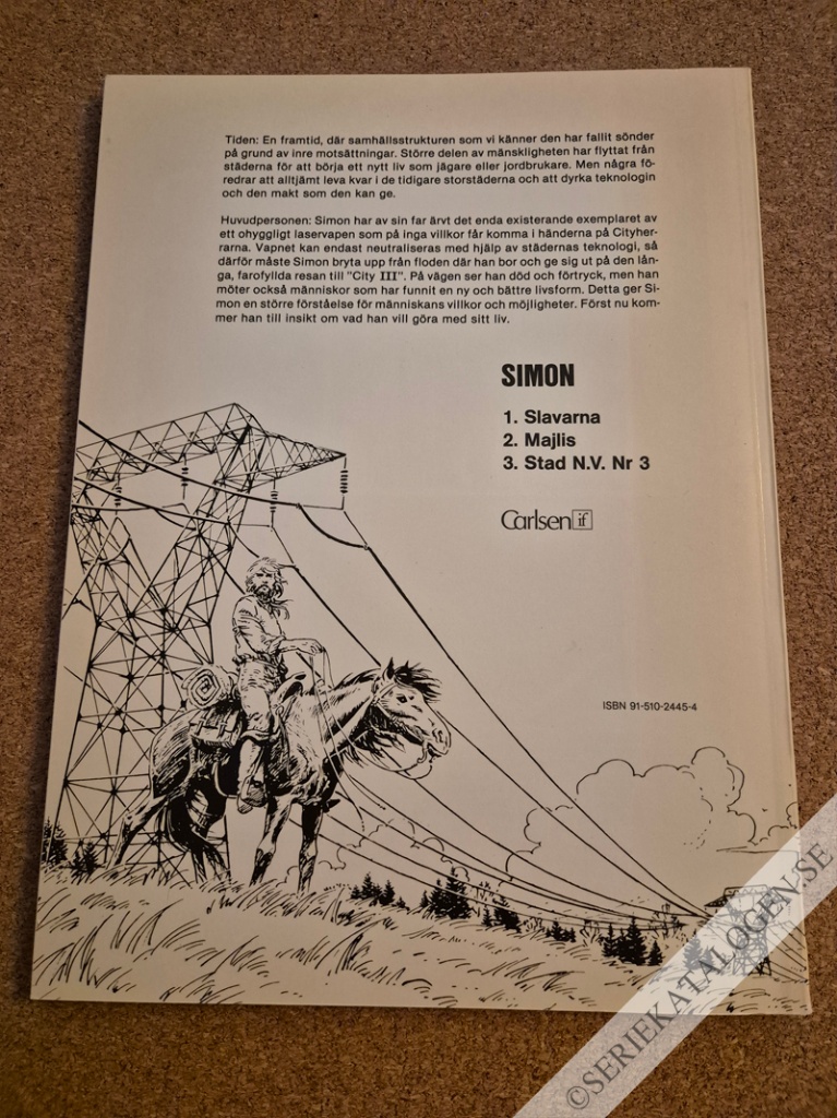 Baksida på Stad N.V. Nr 3 (1980)