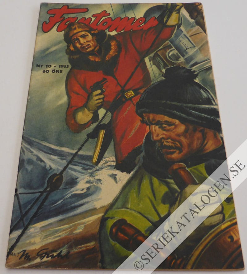 Framsida på Fantomen #10 (1955)