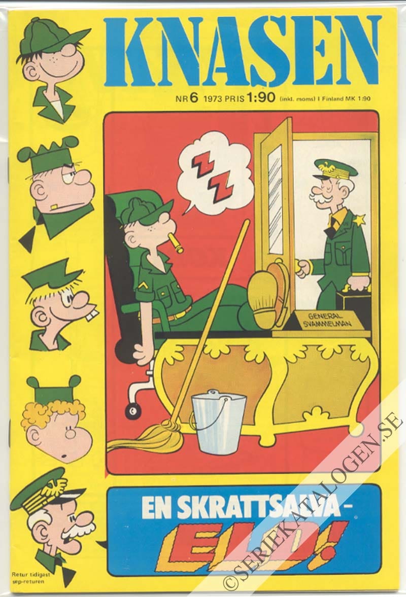 Framsida på Knasen #6 (1973)