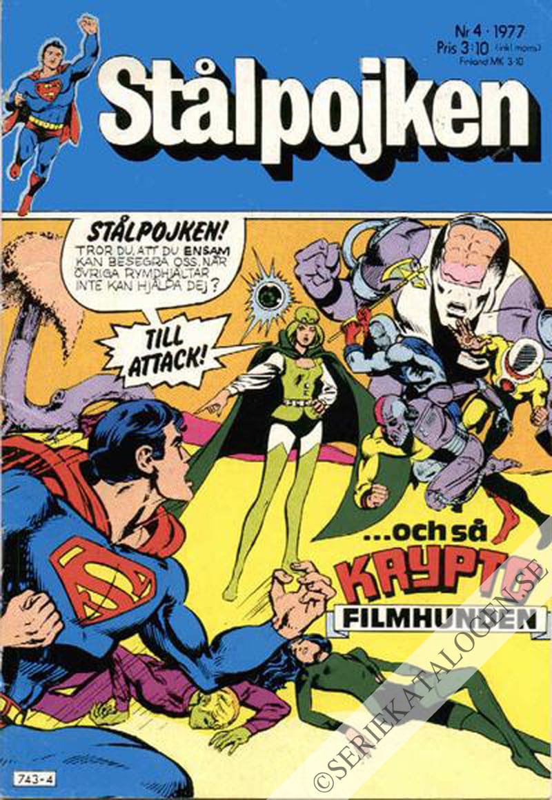Framsida på Stålpojken #4 (1977)