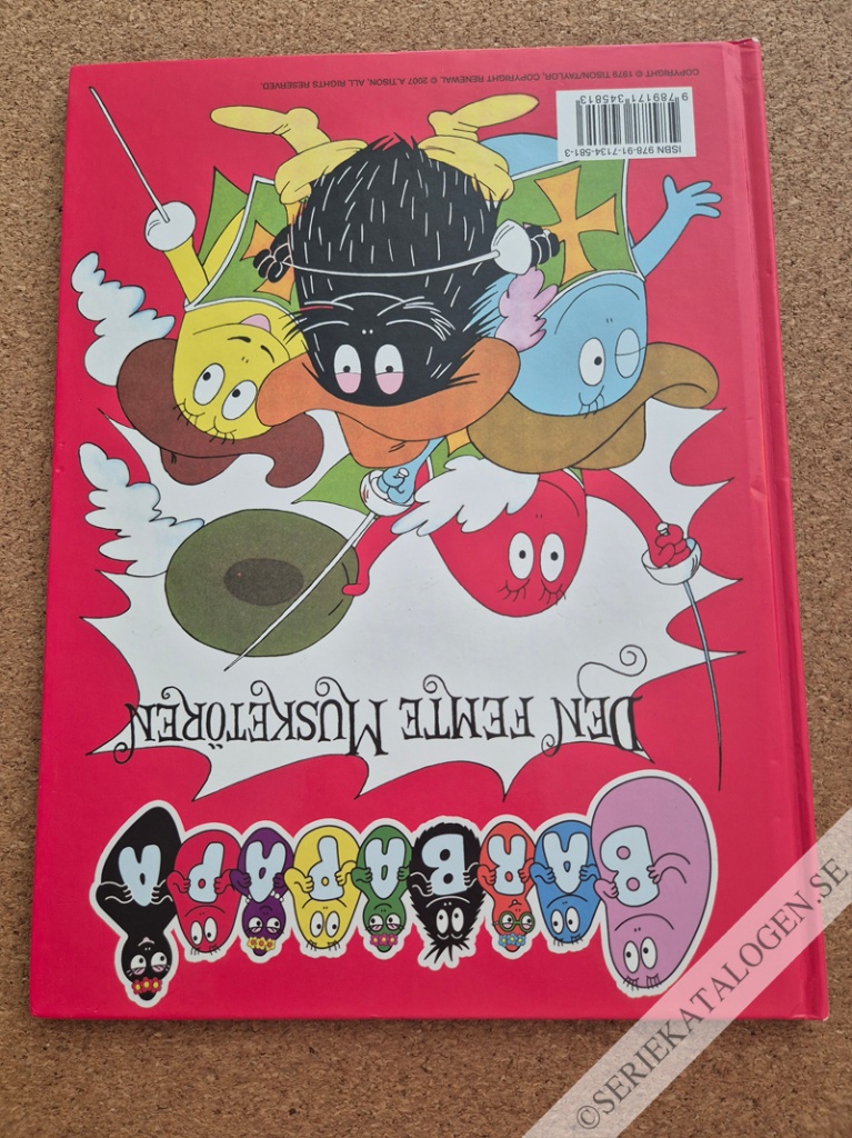 Baksida på Den femte musketören / Barbapapa försvinner (2008)