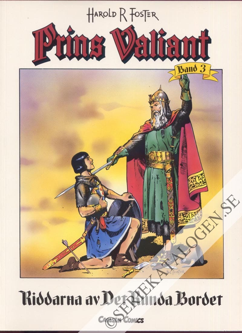 Framsida på Prins Valiant Riddarna av det runda bordet (1991)