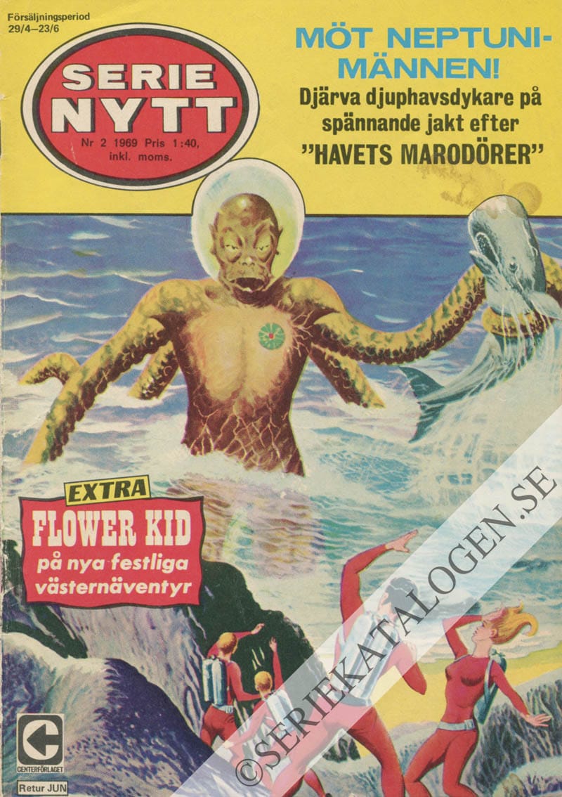 Framsida på Serie-Nytt #2 (1969)