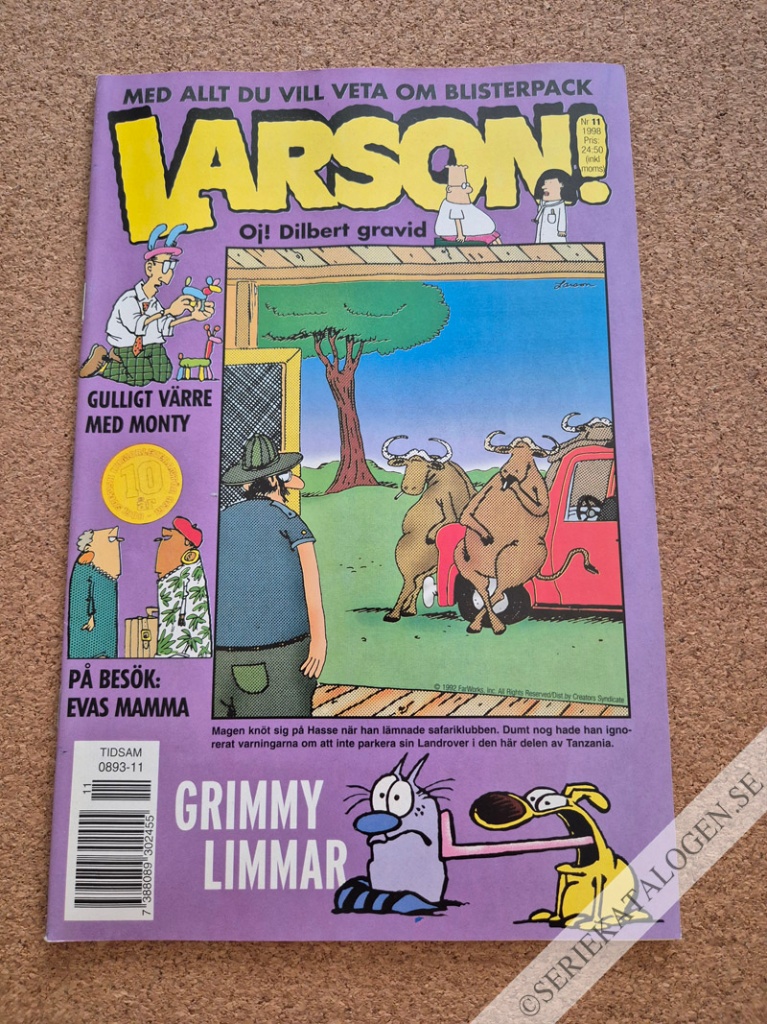 Framsida på Larson! #11 (1998)