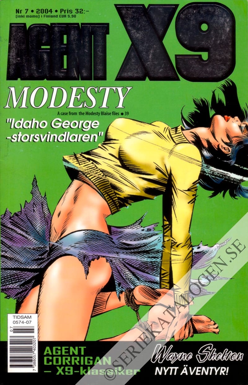 Framsida på Agent X9 #7 (2004)